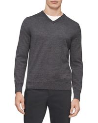 Calvin Klein V-neck sweaters for Men | Online Sale up to 50% off | Lyst