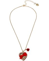 Betsey Johnson Necklaces for Women - Up to 74% off | Lyst