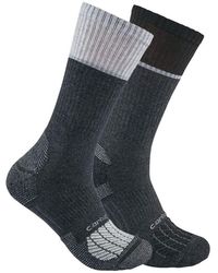 Carhartt - Force Midweight Steel Toe Crew Sock 2 Pack - Lyst