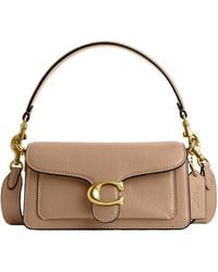 COACH - Polished Pebble Leather Tabby Shoulder Bag 20 - Lyst