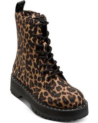 DKNY - Batu Lug Sole Lace Up Combat Boot Fashion - Lyst