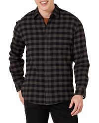 Amazon Essentials - Camisa de Franela de ga Larga de Ajuste Normal Hombre - Lyst