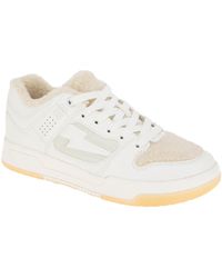 BCBGeneration - S Kortni Sneaker White With Tan Shearling Details White/shearling 5.5 - Lyst