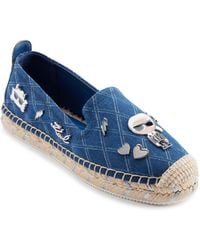 Karl Lagerfeld - Paris Cushioned Insole Everyday Michaela-flat Espadrille Platform - Lyst