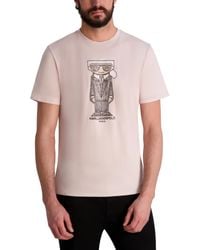 Karl Lagerfeld - Paris Short Sleeve Crewneck Karl Graphic T-shirt - Lyst
