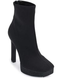 DKNY - Zed Platform Heeled Fashion Bootie Boot - Lyst