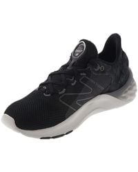 New Balance - S Fresh Foam Roav V2 Sports Trainers Runners Black/white 7 - Lyst