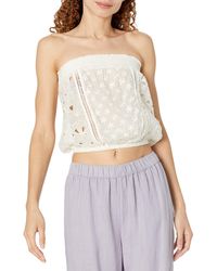 Ramy Brook - Standard Louise Strapless Embroidered Tube Top - Lyst