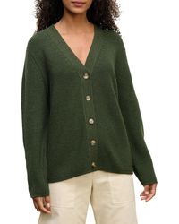 Velvet By Graham & Spencer - Monet Engineered Stitches Cardigan Sweater - Lyst