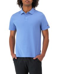Champion - , Comfortable Athletic, Best Polo T-shirt For , Plaster Blue With Taglet, Large - Lyst
