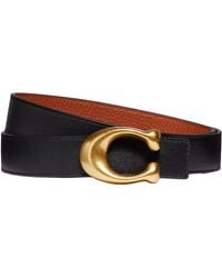 COACH - 32mm Sculpted C Reversible Belt - Lyst