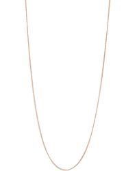 Fossil - Rose Gold-tone Necklace - Lyst