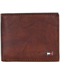 Tommy Hilfiger - Rfid Blocking Leather Extra Capacity Traveler Wallet Bi-fold - Lyst