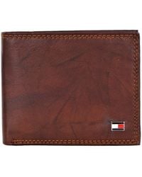 Tommy Hilfiger - Rfid Blocking Leather Extra Capacity Traveler Wallet Bi-fold - Lyst