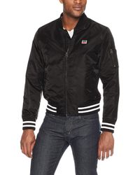 levi's men's faux suede varsity baseball bomber jacket