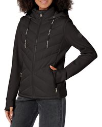 Tommy Hilfiger - Silicone Patch Hooded Hybrid Jacket - Lyst