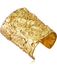 Ben-Amun - Foiled 24k Gold Electro-plated Cuff Bracelet - Lyst