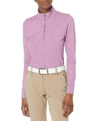 Greg Norman - Collection L/s Peached 1/4 Zip Mock - Lyst