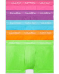 Calvin Klein - 5 Pack Low Rise Trunks - Pride - Lyst