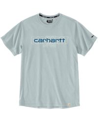 Carhartt - Big & Tall Force Relaxed Fit Midweight Short-sleeve Logo Graphic T-shirt - Lyst