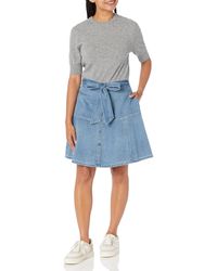 Shoshanna - Lima Short Sleeve Knit Combo Dress - Lyst