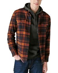 Lucky Brand - Plaid Utility Cloud Soft Long Sleeves Flannel Shirt - Lyst