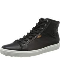 ecco black high tops