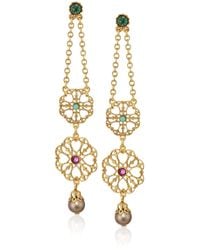 Ben-Amun - Boheme Collection Hand Made In New York Fashion Gold Plated Necklace Earrings And Bracelet - Lyst