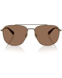 COACH - Hc7172 Aviator Sunglasses - Lyst
