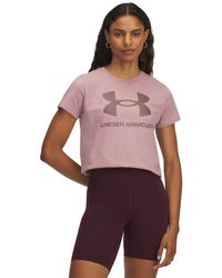 Under Armour - Live Sportstyle Graphic Short Sleeve Crew Neck T-shirt, - Lyst