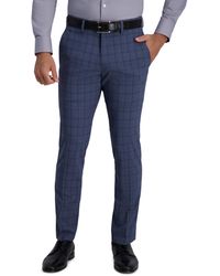 Kenneth Cole - Slim Fit Fashion Patterned Dress Pant - Lyst