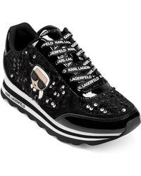 Karl Lagerfeld - Paris Meade Everyday Lace Up Sneaker - Lyst