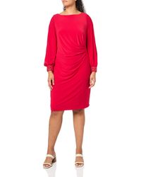Adrianna Papell - Plus Size Bead Cuff Jersey Short Dress - Lyst