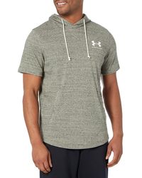 Under Armour - Mens Rival Terry Short-sleeve Hoodie, - Lyst