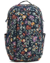Vera Bradley - Cotton Large Backpack Travel Bag - Lyst