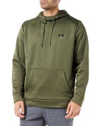 Under Armour - Armour Fleece Hoodie Marine Od - Lyst