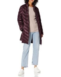 Calvin Klein - Chevron Quilted Packable Down Jacket (regular And Plus Sizes) - Lyst