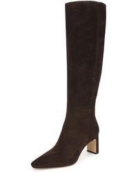 Sam Edelman - Sylvia Knee High Boot Chocolate Brown Extra Wide Calf - Lyst
