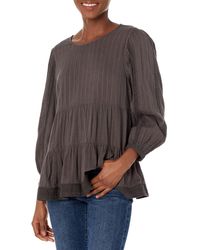 Lucky Brand - Tiered Long Sleeve Tunic - Lyst