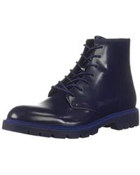 calvin klein keeler box leather boots