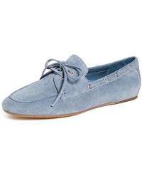 Vince - S Marin Boat Shoe Huntington Blue Suede 8.5 M - Lyst