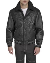 Champion - Letterman Varsity Bomber Jacket With Patches - Lyst