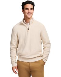 Izod - Luxury Classics Quarter Zip Sweater - Lyst
