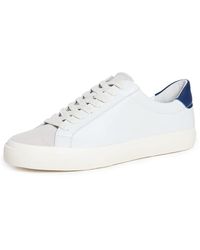 Vince - S Fulton Lace Up Casual Fashion Sneaker White Leather 11 M - Lyst