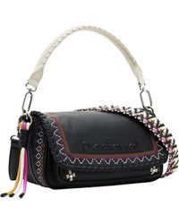Desigual - Midsize Embroidered Crossbody Bag - Lyst