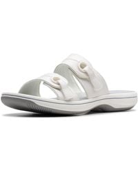 Clarks - Breeze Maye Slide Sandal - Lyst