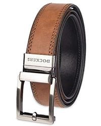 Wide Perfect Fit Adjustable Click To Fit Belt Dockers Mens 1.3 in