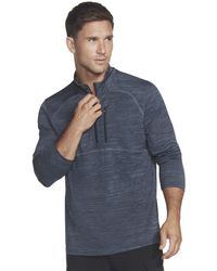 skechers godri quarter zip hoodie