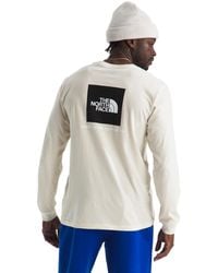 The North Face - 's Core Box Long Sleeve Nse Tee | T-shirt With Ribbed Collar & Cuffs For Durability - Lyst