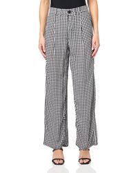 NIC+ZOE - Nic+zoe 30.5" Drapey Gingham Wide-leg Pant - Lyst